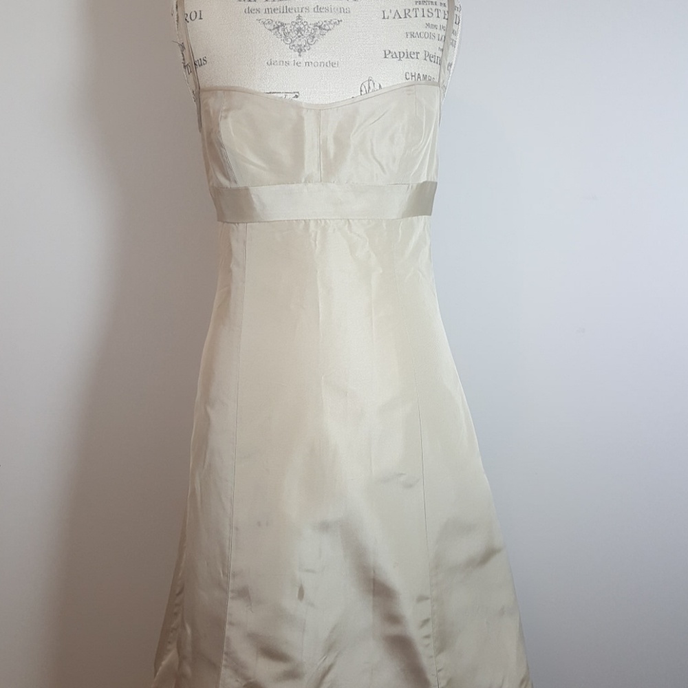 J crew 100% silk spaghetti strap cocktail dress